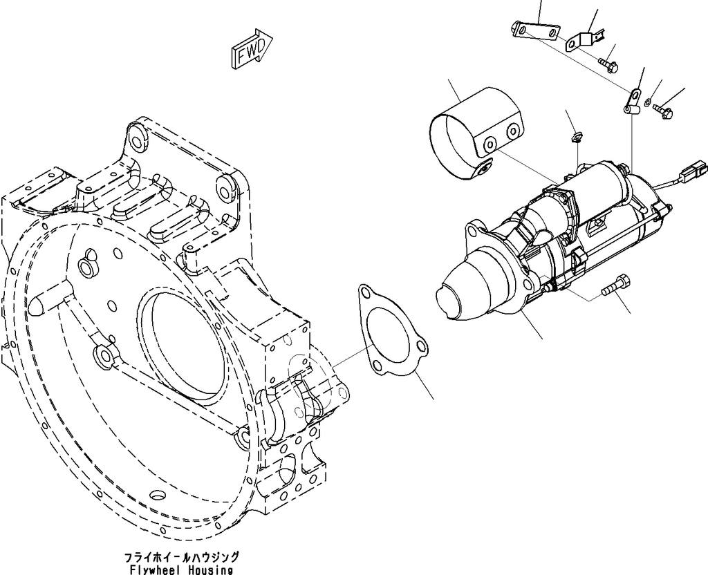 PC400-7 Starting Motor 600-813-6632 SAA6D125E Starter 7.5KW